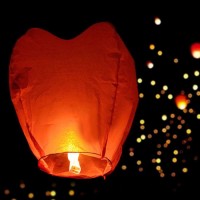 Небесный фонарик - сердце красное (Страна Карнавалия)