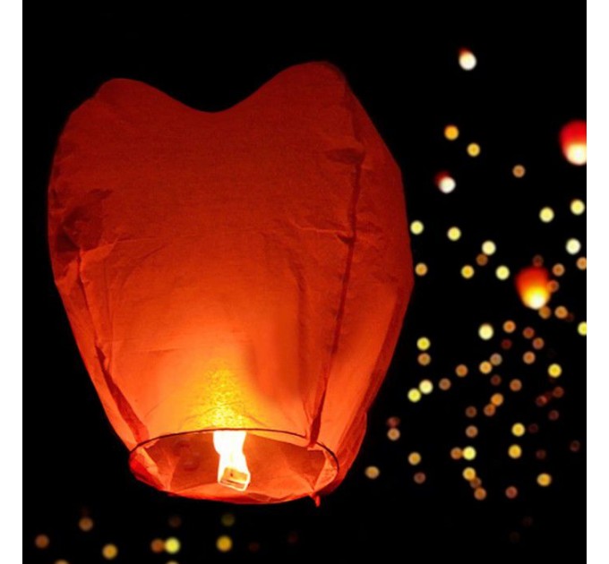 Небесный фонарик - сердце красное (Страна Карнавалия)