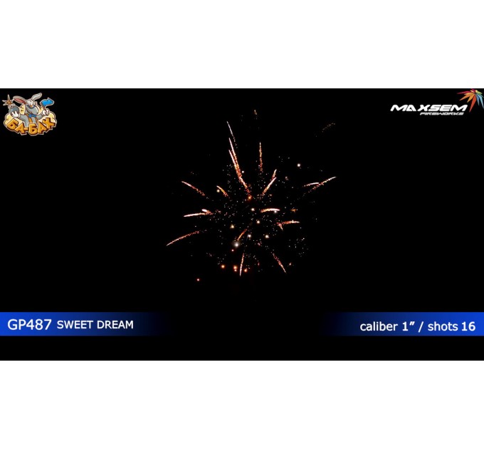 Фейерверк M1042 Сладкий сон / Sweet dream (1" х 16)