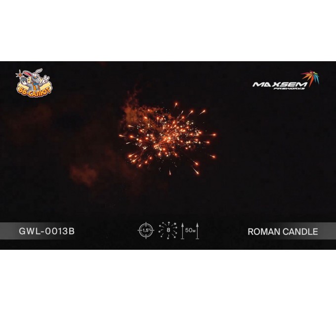 Roman Candle / Римские свечи GWL-0013B Коммод (1,5" х 8)