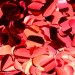 Пневмохлопушка CM001 "Рубиновая Любовь" / Ruby Love (красные сердца, фольга) 30см