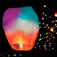 Небесный фонарик "Фонарь желаний" (многоцветный)