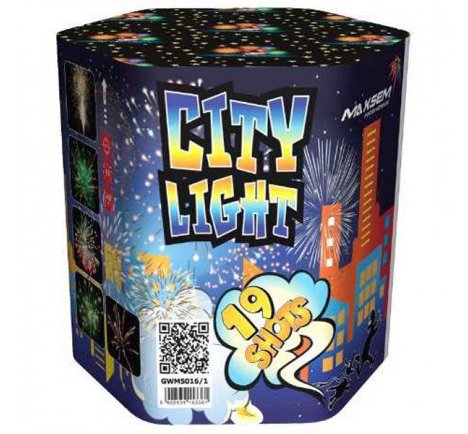Фейерверк + фонтан M1255 Огни большого города / City Light (1,2" х 19)