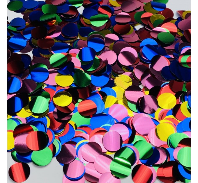 Пневмохлопушка CM003  "Бусинки счастья" / Joybeads (цветное конфетти, фольга) 30см