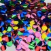Пневмохлопушка CM003  "Бусинки счастья" / Joybeads (цветное конфетти, фольга) 30см